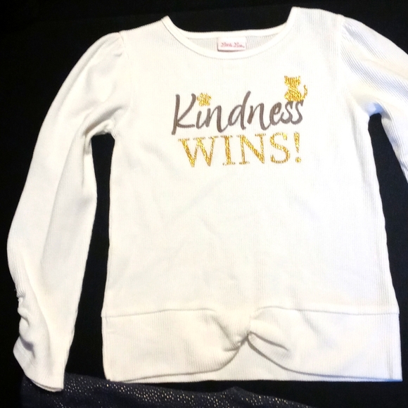 Little Lass Girl 3 piece Faux Fur Vest/Hooded L/Sleeve Tee Jeans Leggings 7/8 - Picture 5 of 8